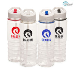 Aqueous Recycled Sports Bottle 750ml - Spot Colour - Image 3